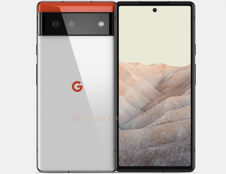 В Сети появились новые рендеры грядущего Google Pixel 6