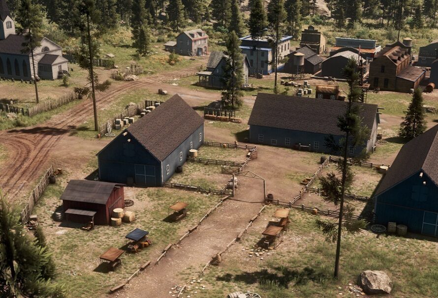 Геймер воссоздал Валентайн и его окрестности из Red Dead Redemption 2 в Cities: Skylines
