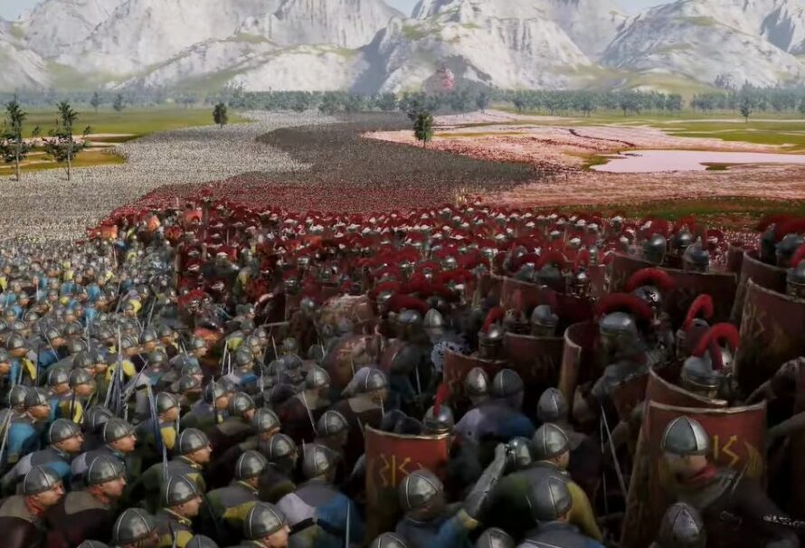 Римляне против рыцарей в новом геймплее Ultimate Epic Battle Simulator 2