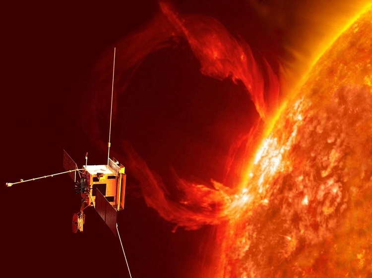 Зонд Solar Orbiter впервые записал видео гигантского выброса плазмы с поверхности Солнца