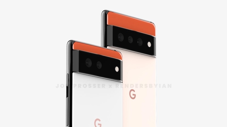 Грядущий флагман Google Pixel 6 показался на рендерах в совершенно новом дизайне