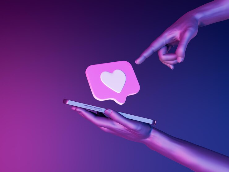 https://img.freepik.com/premium-photo/heart-symbol-mobile-phone-held-by-hand-another-hand-pointing-with-neon-light_360032-3443.jpg?w=740